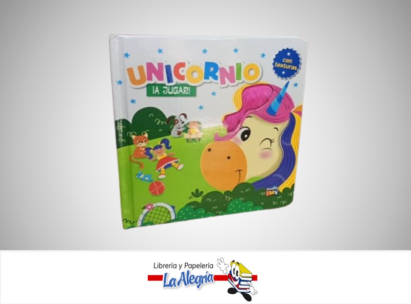 LIBROS DIDACTICO-UNICORNIO A JUGAR TEXTURAS LIST-517 MARCA SCHOOL FUN
