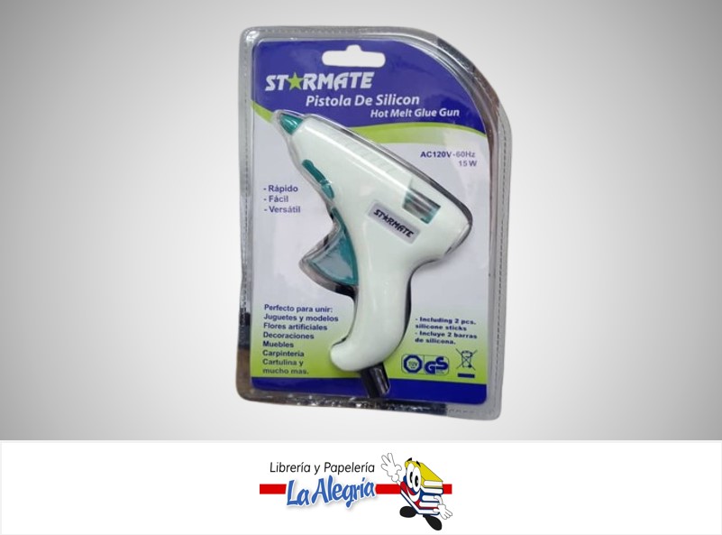 PISTOLA DE SILICON 15W STR-2007 UND MARCA STARMATE