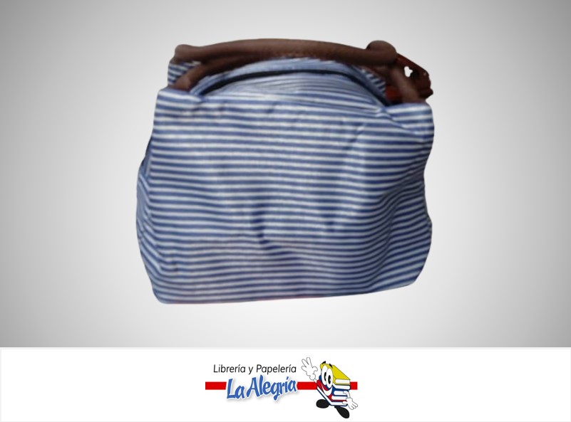 LONCHERA TERMICA RAYAS CON ASAS STR-6099 MARCA STAR MATE