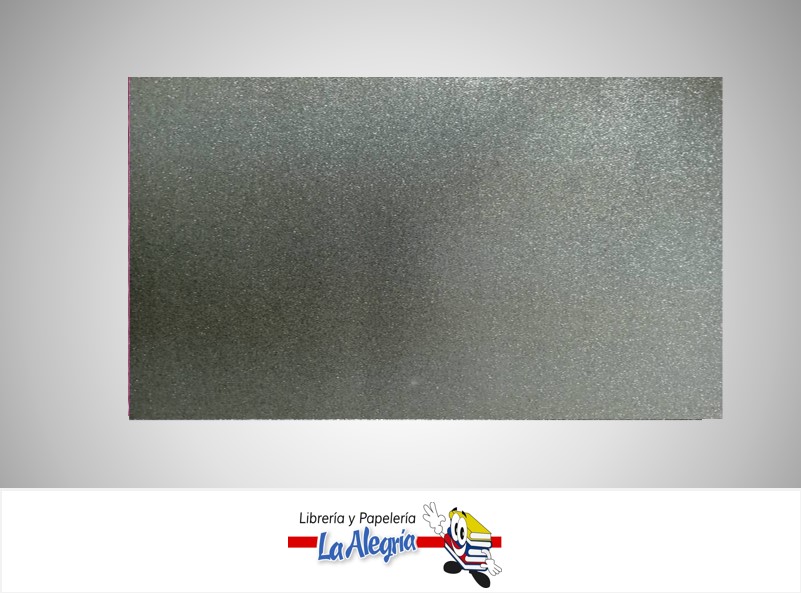 FOAMI ESCARCHADO 50 X 70 CM PLATEADO STR-GL-CART016 UND MARCA STARMATE