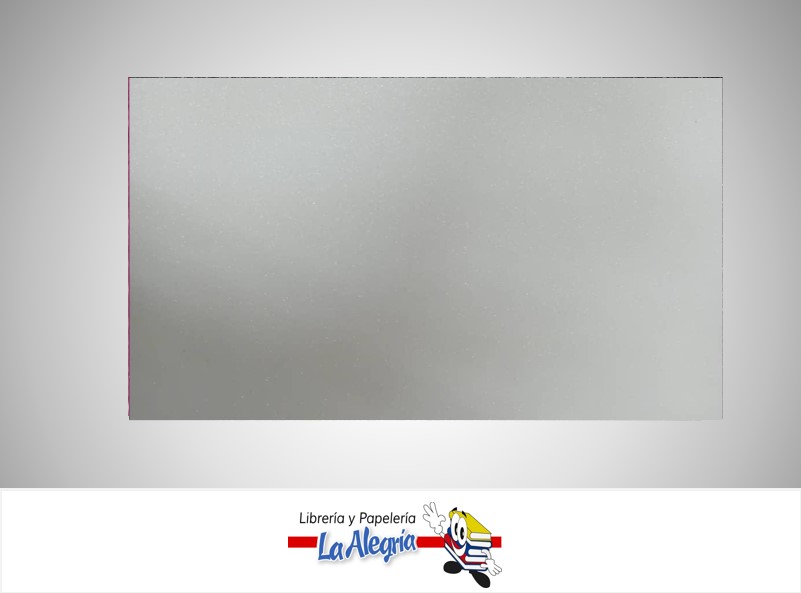 FOAMI ESCARCHADO 50 X 70 CM BLANCO  STR-GL-CART046 UND MARCA STARMATE