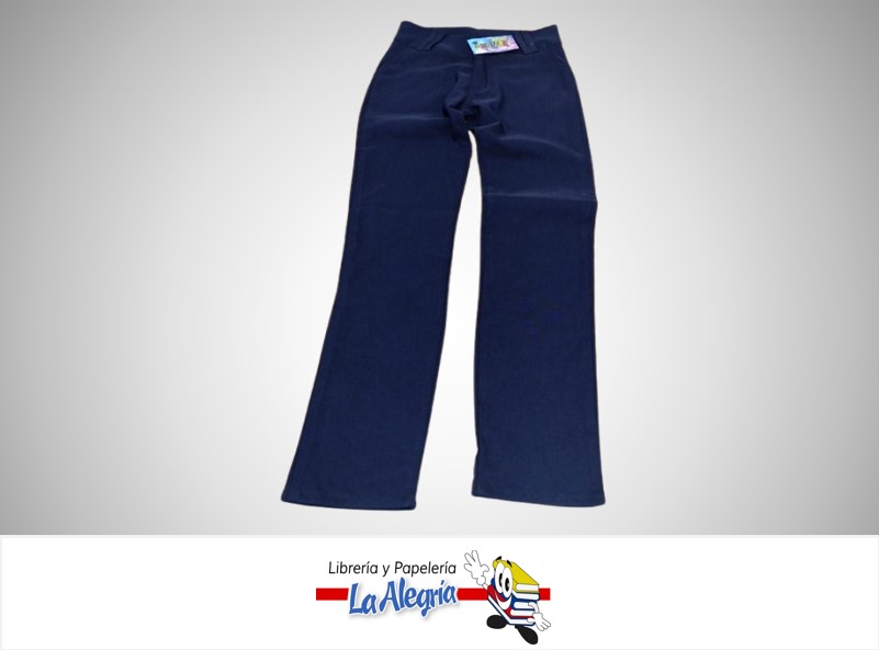 PANTALON ESCOLAR STRECH NIÑA AZUL MARINO TALLA 14 MARCA GUSTARA