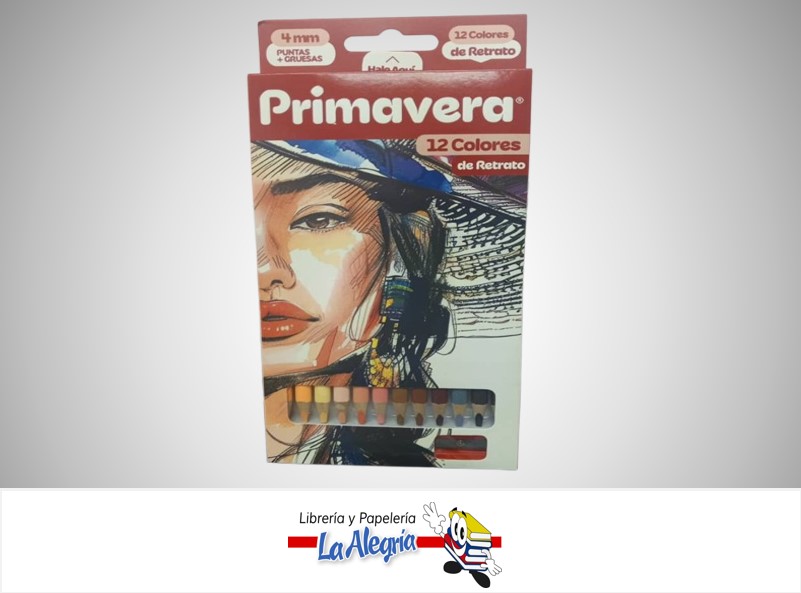 LAPICES DE COLORES DE RERATO 4MM 12 COLORES MARCA PRIMAVERA