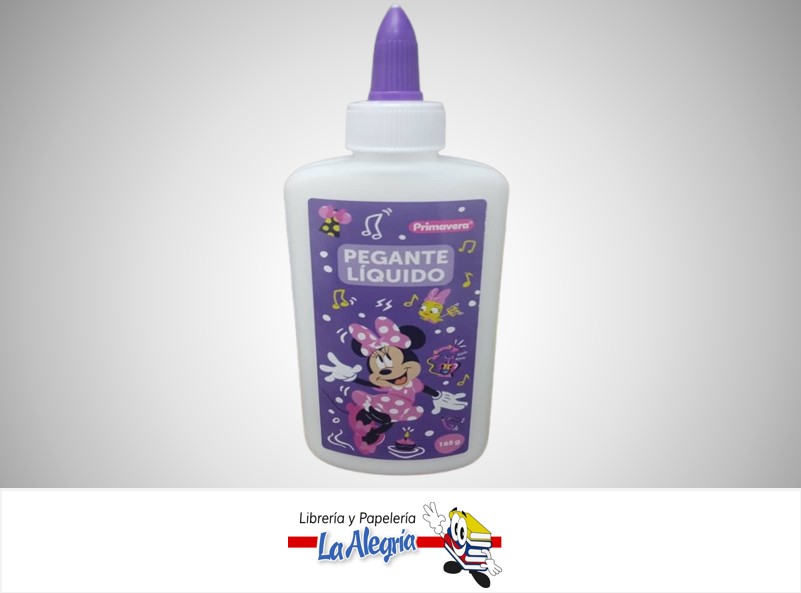 PEGA ESCOLAR LIQUIDA BLANCA DISNEY NIÑA 165ML MARCA PRIMAVERA