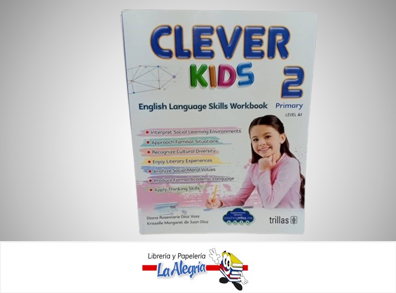 CLEVER KIDS 2 ENGLISH TEMATICA EDUCACION AUTOR DIAZ, VOSS EDITORIAL TRILLAS