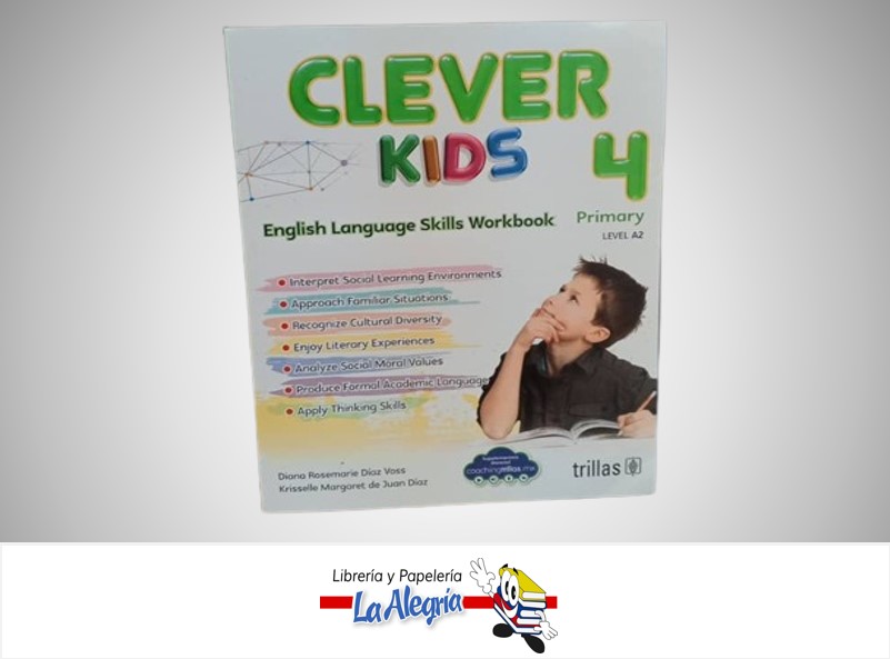 CLEVER KIDS 4 TEMATICA EDUCACION  AUTOR DIAZ, VOSS EDITORIAL TRILLAS