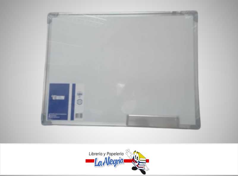 PIZARRA ACRILICA MARCO ALUMINIO 60X45CM MARCA MR. BOBINA