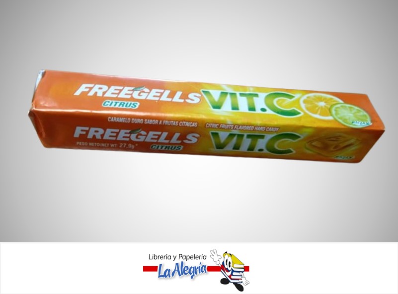CARAMELOS FREEGELLS VITAC 27.9 GR MARCA RICLAN
