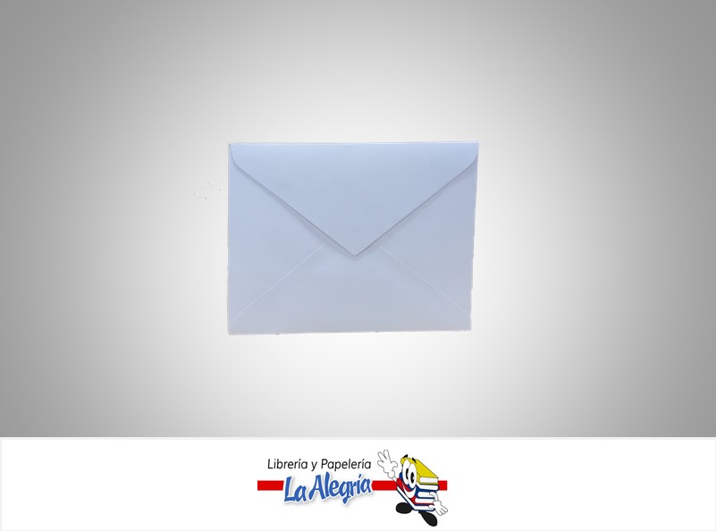 SOBRE NRO6 14.5X11.5 CM BLANCO UND MARCA S/M