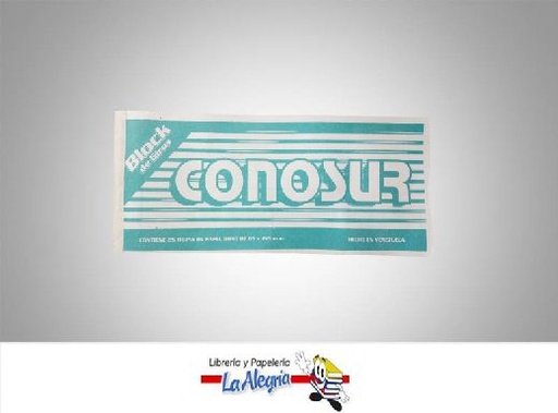 [400007] BLOCK DE GIROS 85X215MM 25 HOJAS MARCA CONOSUR   