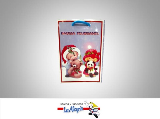 [10600603] BOLSA DE REGALO 18X12.5 DE NAVIDAD MARCA KUCHIS