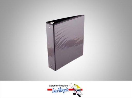 [653981353810] CARPETA 3 AROS 2 1/2'' CARTA NEGRA UND MARCA OFIMAK