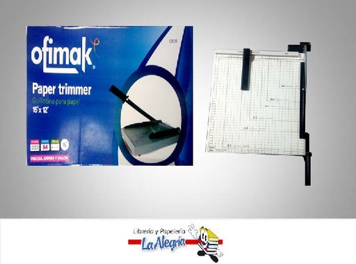 [781360870143] GUILLOTINA METALICA 15 HOJA OK19 15X12 MARCA OFIMAK   