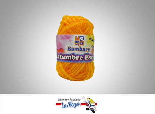 [7591018052455] ESTAMBRE ESCOLAR 12GR MOSTAZA UND MARCA BAMBARY   