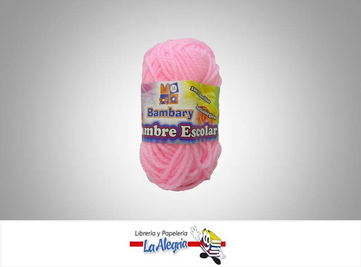 [7591018052479] ESTAMBRE ESCOLAR 12GR ROSADO UND MARCA BAMBARY   