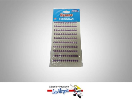 [7591213025001] GEMAS ADHESIVAS REDONDAS 5 MM 2 COLORES MARCA SYSABE