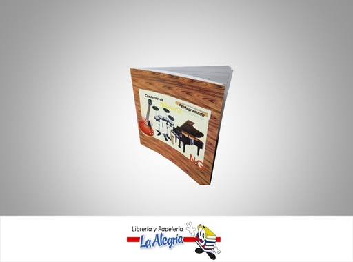 [7593052996122] CUADERNO MUSICA PENTAGRAMADO 48 HOJAS MARCA N&G