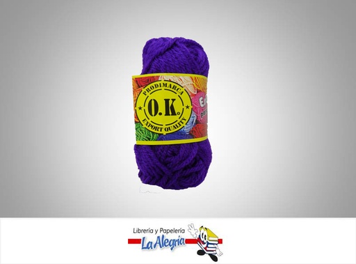 [7597915500129] ESTAMBRE ESCOLAR 12GR MORADO UND MARCA O.K.   