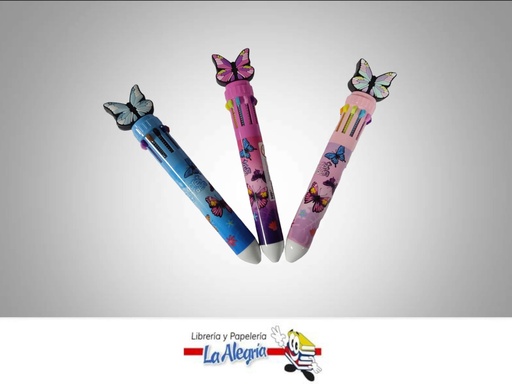 [8435464229513] BOLIGRAFO RETRACTIL FANTASIA SWEET GARDEN PE253-25 MULTICOLOR MARCA MP