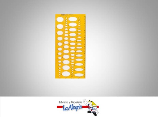 [17592302081349] PLANTILLA DE ELIPSES 4MM A 40MM PC17 MARCA ITECA   