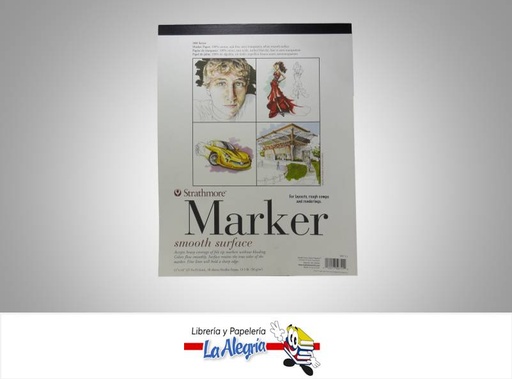 [012017597114] BLOCK MARCADOR 28X35.6CM 50GR 50H MARCA STRATHMORE   