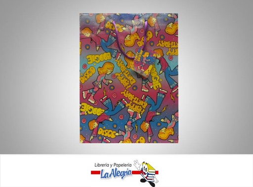 [020748913820] BOLSA DE REGALO 33X26 CUMPLE MARCA COLORIFICS   