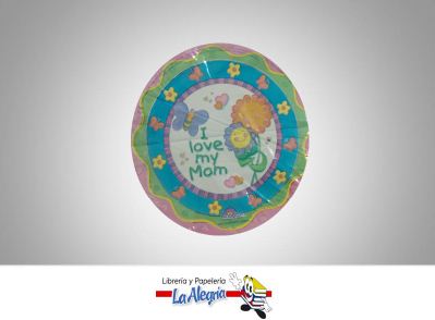 [026635082464] GLOBO FOIL 10 I LOVE MY MON UND MARCA ANAGRAM   