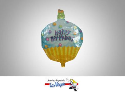 [026635101073] GLOBO FOIL 18 HAPPY BIRTHDAY TORTA UND MARCA ANAGRAM   