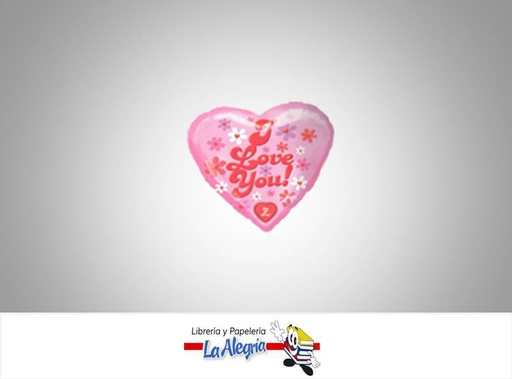 [026635126564] GLOBO FOIL 36 I LOVE YOU MARCA ANAGRAM   