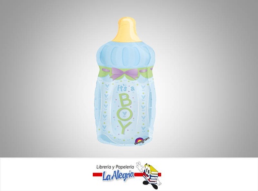 [026635142540] GLOBO FOIL 32 PIE ITS A BOY AZUL UND MARCA ANAGRAM   