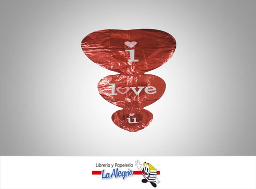 [026635172172] GLOBO FOIL 36I LOVE U MARCA ANAGRAM   