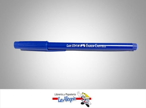 [034] BOLIGRAFO LUX 034 MEDIO AZUL UND MARCA FABER CASTELL   