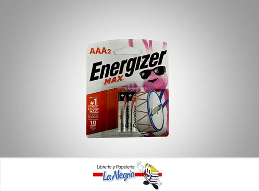 [039800014009] PILA AAA ALCALINA ENERGIZER BLISTER 2 UND MARCA ENERGIZER