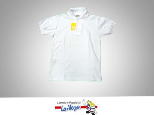 [04417446418] CHEMISE ESCOLAR T/18 BLANCA UNIDAD MARCA BAMBINO   
