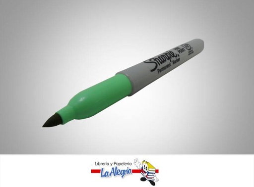 [071641320840] MARCADOR PERMANENTE PUNTA FINA VERDE MENTA MARCA SHARPIE