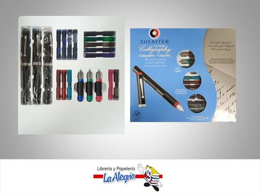 [074040734041] PLUMA FUENTE CALLIGRAPHY CLASSIC MAXIKIT MARCA SHEAFFER   