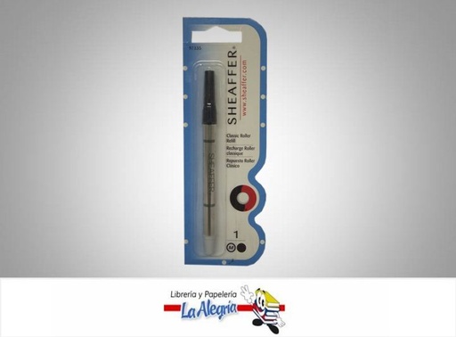 [074040973358] REPUESTO SHEAFFER ROLLERBALL MEDIO NEGRO MARCA SHEAFFER   