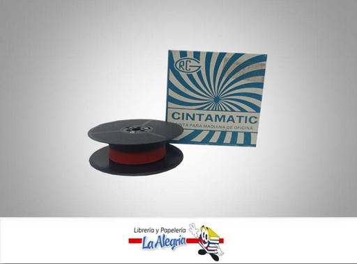 [076770253458] CINTA PARA MAQUINA DE ESCRIBIR NYLON 13MM MARCA GRC