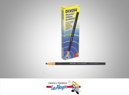 [077076] LAPIZ CHINA MARKERS 77 NEGRO MARCA DIXON   