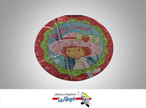 [080518092834] GLOBO FOIL 18 STRAWBERRY SHORTCAKE MARCA MD   