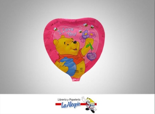 [080518099154] GLOBO FOIL I LOVE YOU FRON YOU HONEY 10 MARCA MD   