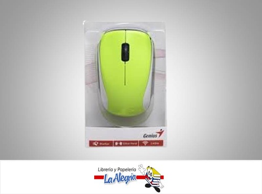 [091163258551] MOUSE NX-7000 INALAMBRICO VERDE MARCA GENIUS   