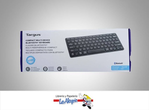 [092636352783] TECLADO COMPACT MULTI-DEVICE BLUETOOTH A MARCA TARGUS   