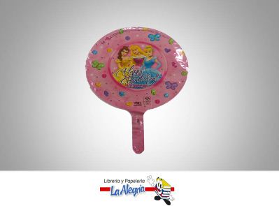 [10036] GLOBO FOIL 10 HAPPY BIRTHDAY PRINCESS U MARCA MD   