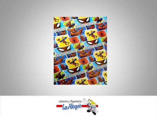 [10111093] PAPEL DE REGALO 48X68 CM SPIDERMAN UND MARCA PRIMAVERA   