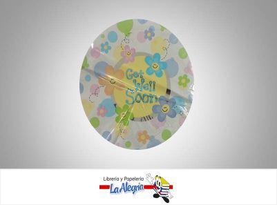 [10119] GLOBO FOIL 10 GET WELL SOON UND MARCA MD   