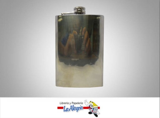 [10A] LICORERA 10 OZ MARCA STAINLESS STEEL   