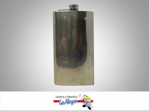 [12A] LICORERA 12 OZ MARCA STAINLESS STEEL   