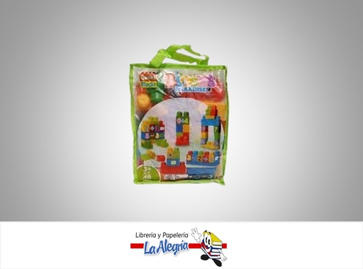 [2014182356808] JUEGO DIDACTICO BLOCK PARADISE 48PZ MARCA WOKAI BLOCKS