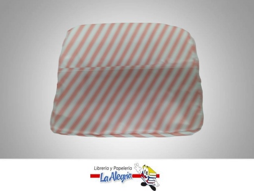 [20300073P] LONCHERA TERMICA 18X22X12CM ROSA/BLANCO MARCA S/M   